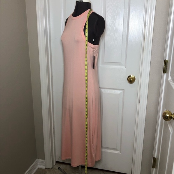 Volcom Stonelight Bodycon Midi High Neck / Racerback Sleeveless Stretchy Dress S - Picture 7 of 16